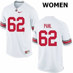 Women's Ohio State Buckeyes #62 Brandon Pahl White Nike NCAA College Football Jersey Top Deals GLX6344MT